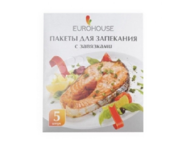 Пакеты д/запекания 5 шт 25/40 см с завязками